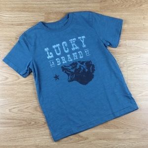 Lucky Brand Boys LA 57 Bear Graphic Tee